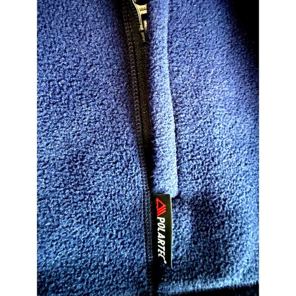 Timberland Blue mock neck  Polartec Men's Full Zip Fleece Jacket XL tall - Picture 3 of 9